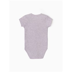 Боди Крошка Я Melange, рост 86-92, сиреневое