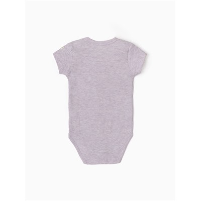Боди Крошка Я Melange, рост 86-92, сиреневое
