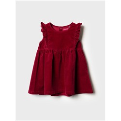 Комплект детский для девочек: сарафан текстильный, джемпер трикотажный (футболка с длинными рукавами