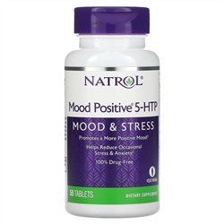 Natrol, Mood Positive 5-HTP, 50 таблеток