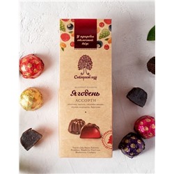 Ягодень ассорти / малина, облепиха, шишка, брусника, смородина / 85 г / ТМ Сибирский кедр