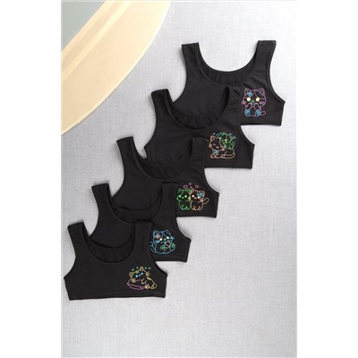 Майка-топ для девочки 5шт. Happyfox