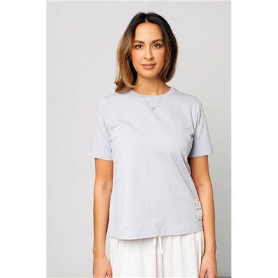 Футболка женская базовая 402GRY (Серый)