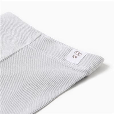 Комплект легинсов детских MINAKU: Basic Line BABY, рост 68-74 см, графитовый, светло-серый