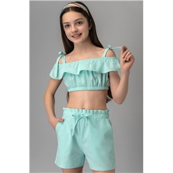 Летний костюм с шортами для девочки Happyfox