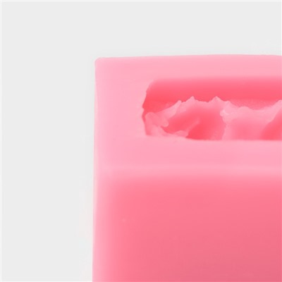 Молд Доляна «Сонный ребёнок», силикон, 9×6 см, розовый