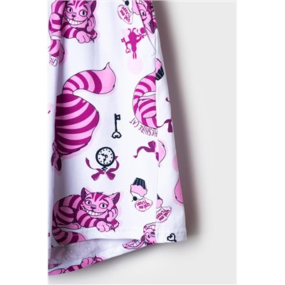 Комплект трикотажный для девочек: фуфайка (футболка), шорты PLAYTODAY, 1239773