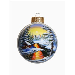 Набор из 2-х ёлочных шаров d=10 см «Дивный лес»