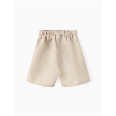 Шорты детские, MINAKU, бежевые, рост 128 см