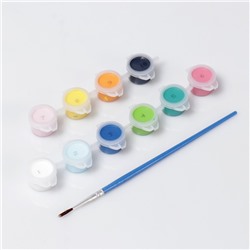 Картина по номерам для детей «Яркие зверята», 20×30 см