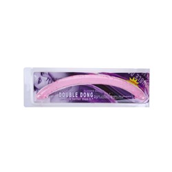 Розовый двухголовый фаллоимитатор Double Dones - 44 см.