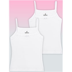 4397-01 Майка для девочки белая (BAYKAR)