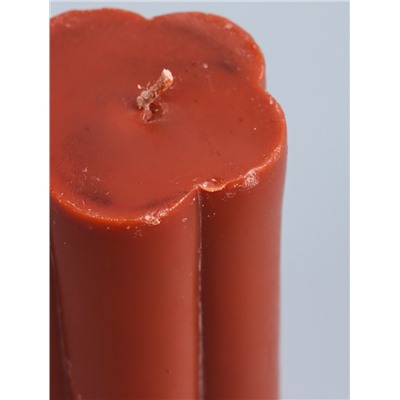 УЦЕНКА Свеча «Цветок» 6×6×12 см, соевый воск МИКС