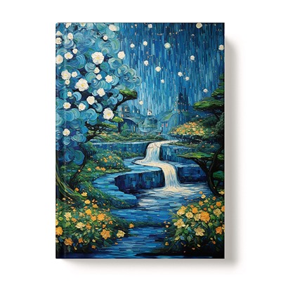 Книжка записная А5 96л "Водопад"