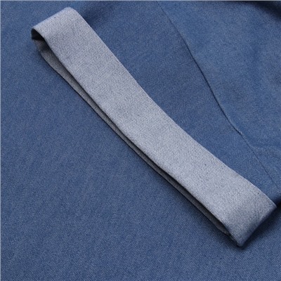 Футболка женская оверсайз MINAKU: Jeans Collection, цвет электрик, размер 46