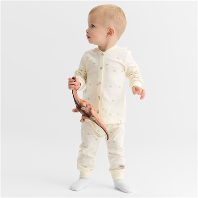 Кофточка детская MINAKU, рост 74-80 см, молочная