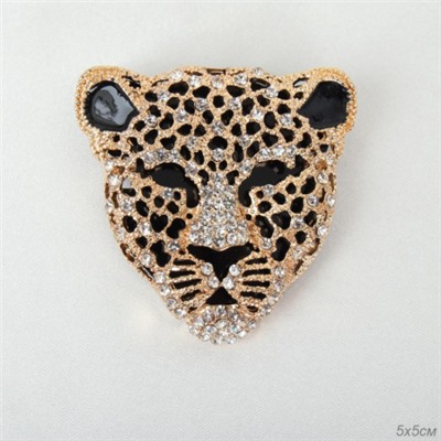 Брошь Леопард / 2843-1 /уп 12/