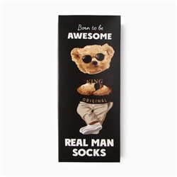 Носки мужские KAFTAN Real man, р. 41-44 (27-29 см), набор 5 пар