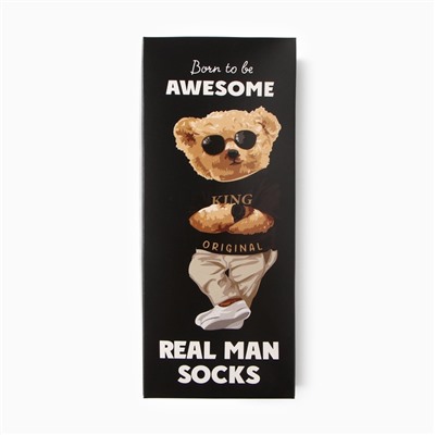 Носки мужские KAFTAN Real man, р. 41-44 (27-29 см), набор 5 пар