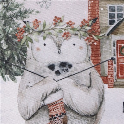 Набор сервировочных салфеток на стол «Гармонии и тепла» 30×30 см-4 штуки, 100% п/э, оксфорд 420 г/м²