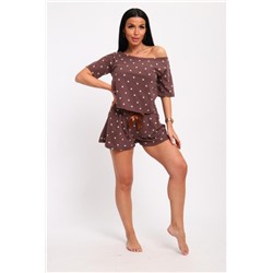 Пижама женская 298 (Коричневый)