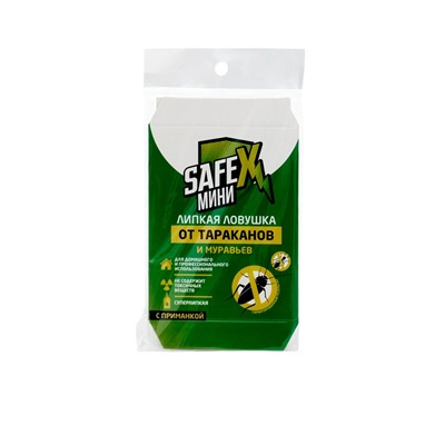 Средство от тараканов SAFEX, клеевая ловушка-домик, мини,1 шт.