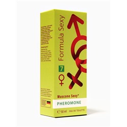 Туалетная вода женская с феромонами FORMULA SEXY №7, 50 мл