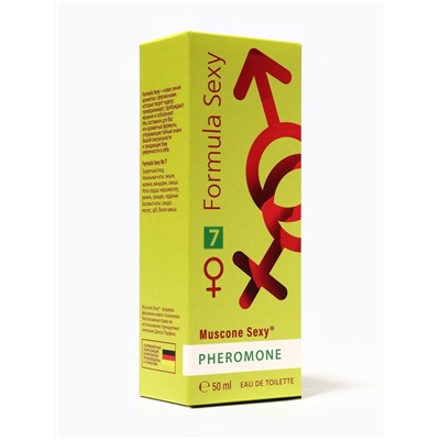 Туалетная вода женская с феромонами FORMULA SEXY №7, 50 мл