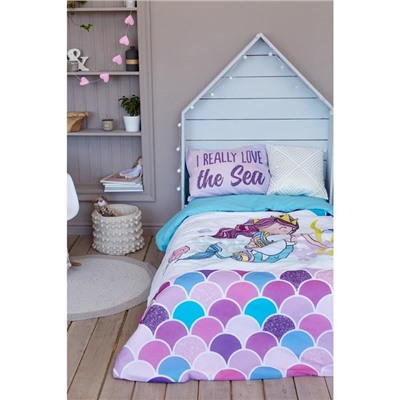 Постельное бельё 1.5-спальное «Этель» Really mermaid, бязь