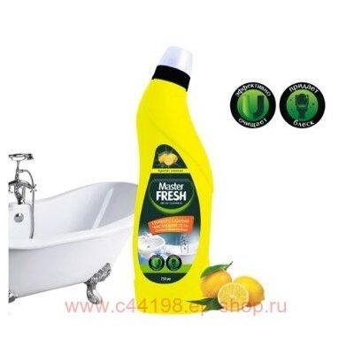 MASTER FRESH Гель чистящий Универс. концентрат ЛИМОН 750г 8096