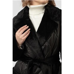 01-12091 Пальто женское демисезонное (пояс)