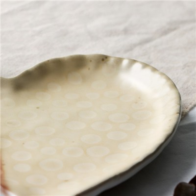 Тарелка керамическая Dolce Ceramo. «Самоцвет», 19 х 18 см