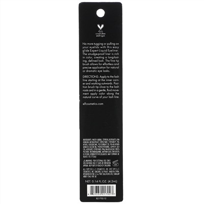 E.L.F., Expert Liquid Eyeliner, Jet Black, 0.14 fl oz (4.2 ml)