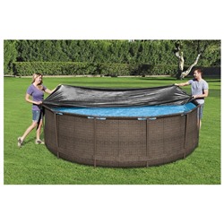 УЦЕНКА Тент для каркасных бассейнов d=366/360 см, 58037 Bestway