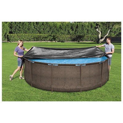УЦЕНКА Тент для каркасных бассейнов d=366/360 см, 58037 Bestway