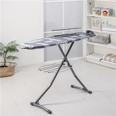 УЦЕНКА Доска гладильная «Ника 11 тефлон», 122×40 см, регулируемая высота до 100 см, МИКС