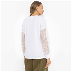 Футболка с длинным рукавом, Нет компромиссам (белая)