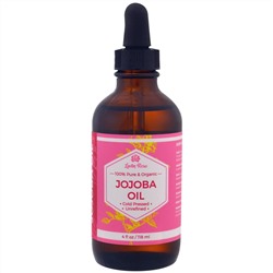 Leven Rose, 100% чистое и органическое масло жожоба, 4 унции (118 мл)
