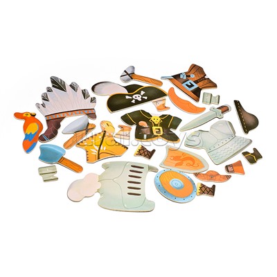 Мозаика магнитная "Средневековье" в коробке