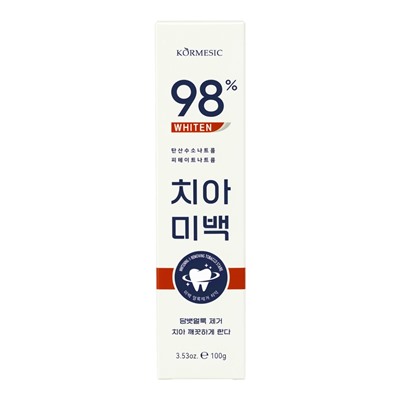 Зубная паста KORMESIC отбеливающая, 100 г