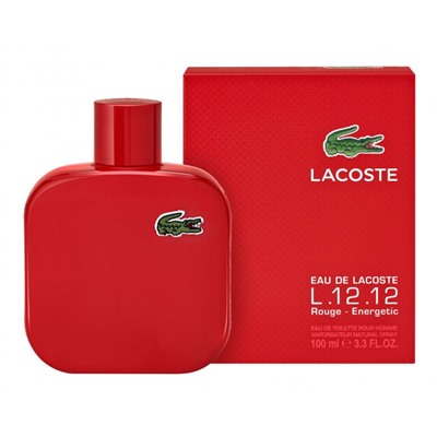 Мужская туалетная вода Eau de Lacoste L.12.12 Rouge Energetic