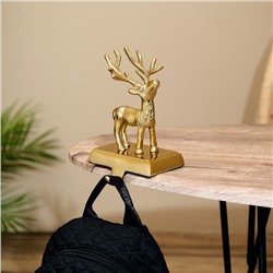 Сувенир с крючком «Олень», 12×9×18 см, алюминий