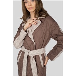01-11306 Пальто женское демисезонное (пояс)