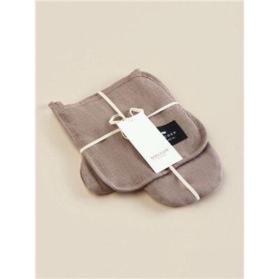 Набор кухонный SL HOME Coniferous: варежка 20×28 см, прихватка 19×19 см, лён 100%,180 г/м²