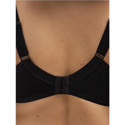 Omsa Бюстгальтер OmD 1176L EVERYDAY Бюстгальтер с мягкой чашкой  из сетки с кружевом (Т-образный шов)