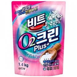 LION BEAT Кислородный отбеливатель порошок (Clean Plus) 1400 г