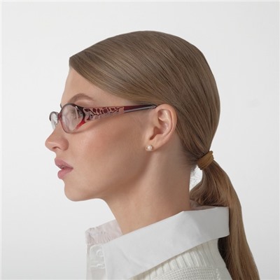 Готовые очки Восток 6618, цвет бордовый, -5,5