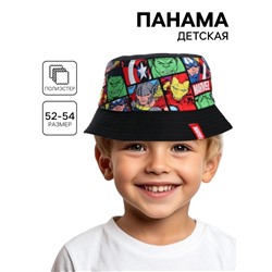 Панама детская для мальчика, размер 52-54 Марвел