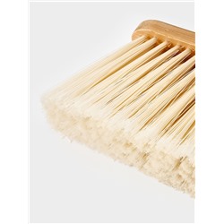 Щётка с совком Meli Loft, бамбуковый держатель, 26×24×96 см, чёрная