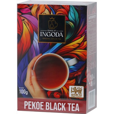 PRINCE OF INGODA. Черный чай Pekoe 100 гр. карт.упаковка